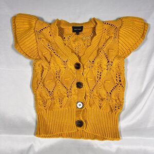Driftwood Women's Yellow and Orange Cardigan